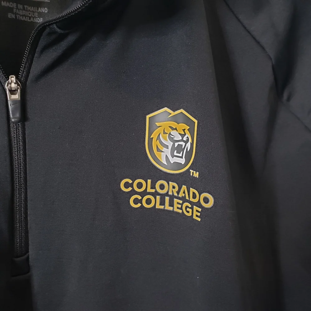 Nike Dri-Fit Colorado College Women's Pullover Half-Zip Size Large Color Black‎